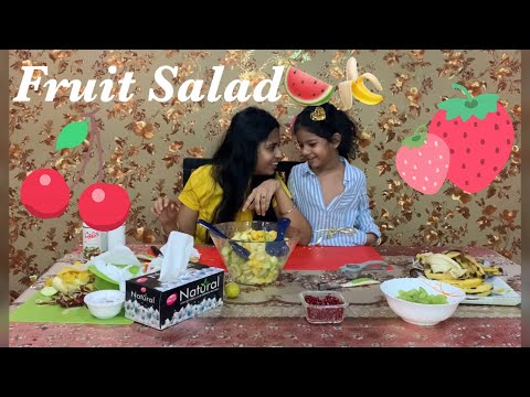 MAKING FRUIT SALAD WITH MY SISTER!!! | SAISHA'S HAPPY WORLD :) |