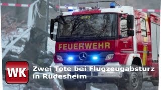 preview picture of video 'Zwei Tote bei Flugzeugabsturz in Rüdesheim'