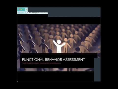 Introduction to Functional Behavior Assessment