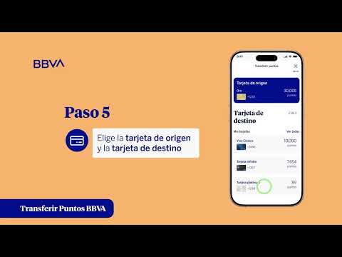 Transfiere tus Puntos BBVA 