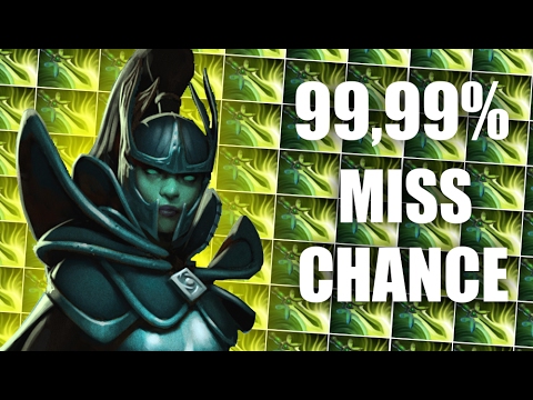 DAILY 1 MMR # 32   PHANTOM ASSASSIN 4 BUTTERFLY 99,99% MISS CHANCE | DOTA 2