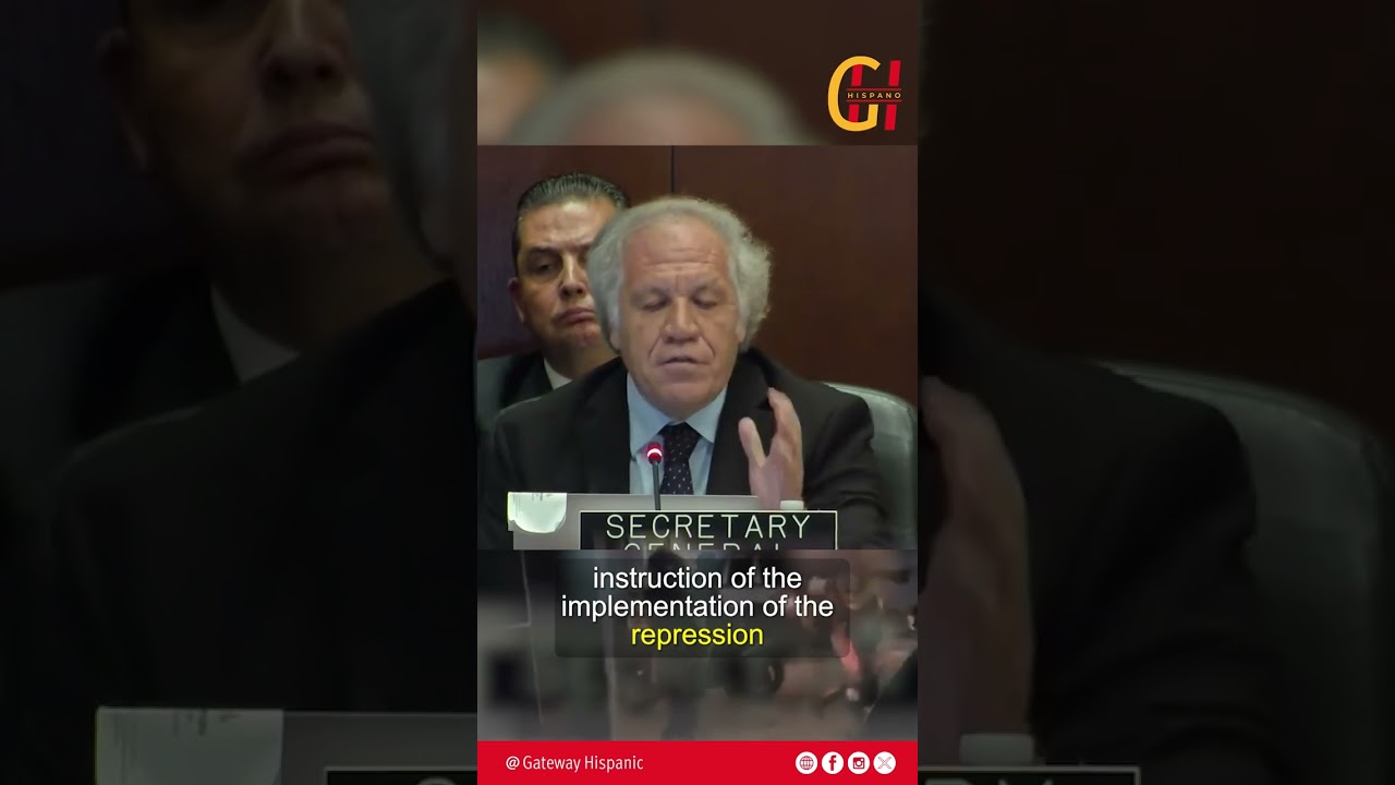 Luis Almagro (OEA): «Maduro y sus seguidores son imputables»