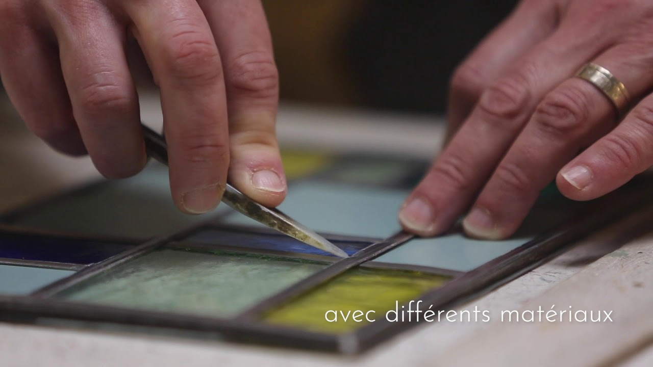 Fabriquez un vitrail traditionnel - Video