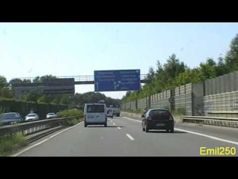 2009 Autofahrt Autobahn A1 / A28  Dreieck Stuhr bis Delmenhorst Deichhorst