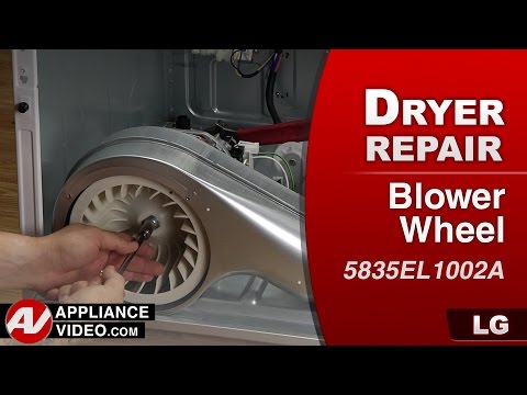 LG Dryer - Long Dry Times - Blower Wheel Repair