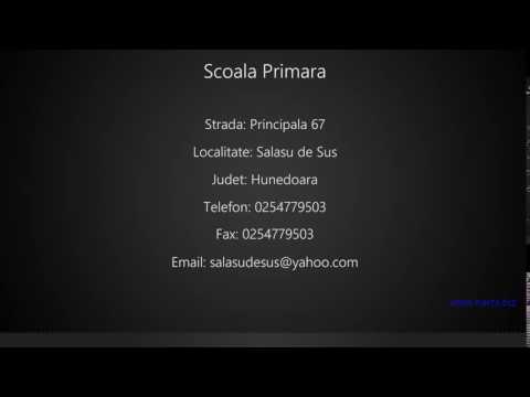 Scoala Primara Salasu de Sus