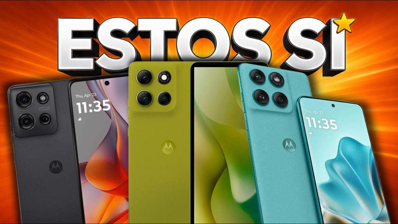 Los 3 MEJORES Motorola CALIDAD-PRECIO de 2026 (el #1 te va a sorprender)