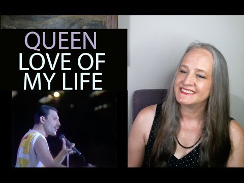 Voice Teacher Reaction to Queen Love of My Life - LIVE 1986