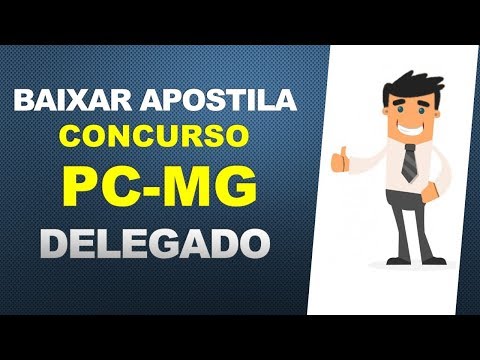 BAIXAR APOSTILA Concurso PC MG