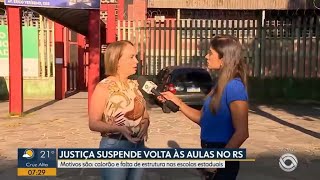 CPERS reforça na mídia a luta pelo adiamento das aulas e pela segurança da comunidade escolar!