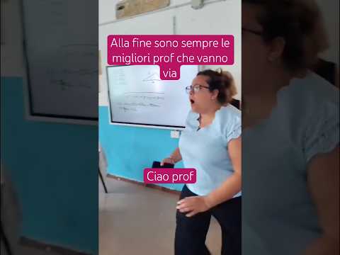 Ciao Prof 😢