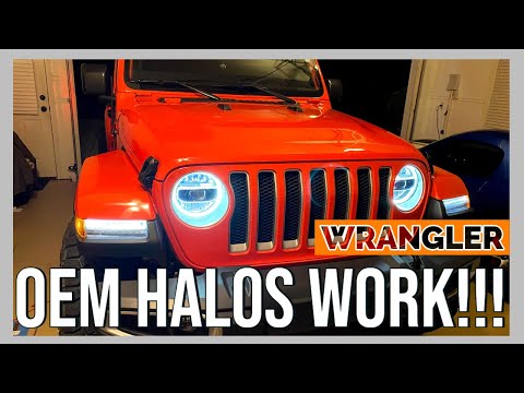 JL Jeep Wrangler - Halos are finally working on the Mopar OEM LED Headlight Swap!