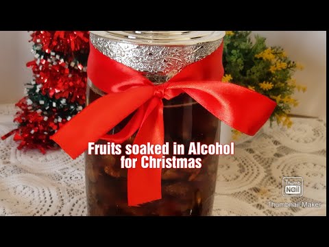 part 1 Soaking fruits for making Christmas Cake #Alcohol#Britishway  #part1