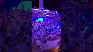 The White Hot Deck Party on the Carnival Celebration! #carnival #celebration #Whitehot