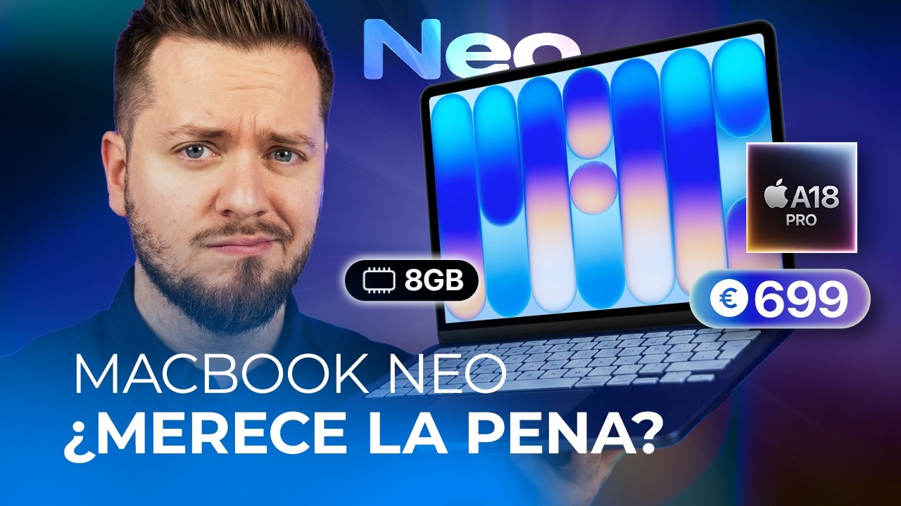 He trabajado SOLO con el MacBook Neo: esto es lo que frena de verdad