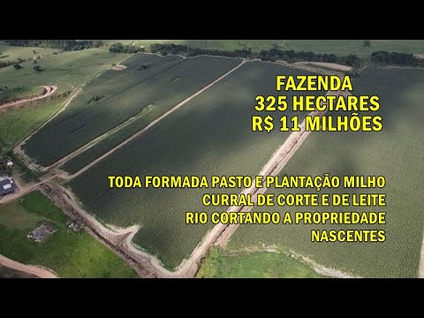 FAZENDA A VENDA com 325 ha (67.14 alq) em Silva Jardim/RJ - R$ 11.000.000,00.