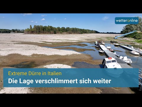 Extreme Dürre in Norditalien
