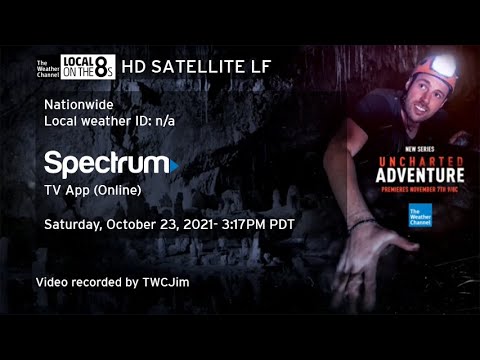 TWC HD Satellite Local Forecast- Oct. 23, 2021- 3:17PM PDT