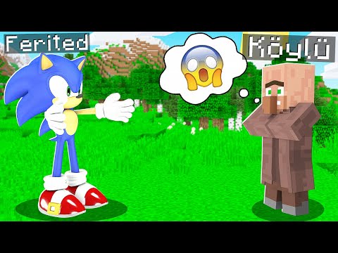 SONİC OLUP HERKESİ TROLLEDİM! 😱 - Minecraft