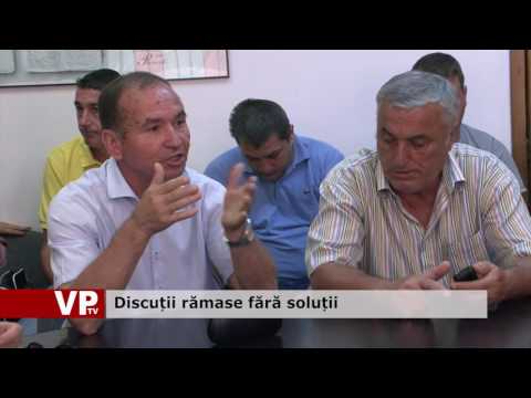 Discuții rămase fără soluții