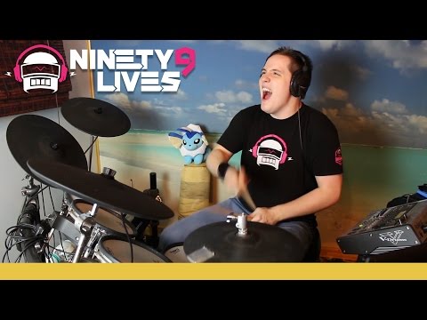 tiasu - Raw (feat. The8BitDrummer) | Ninety9Lives Release | Live Drums