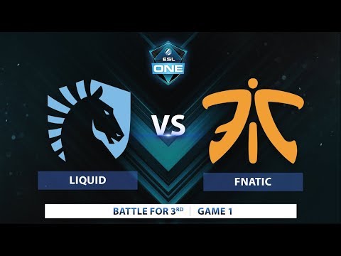 Liquid vs Fnatic | Game 1 | ESL One Katowice 2018