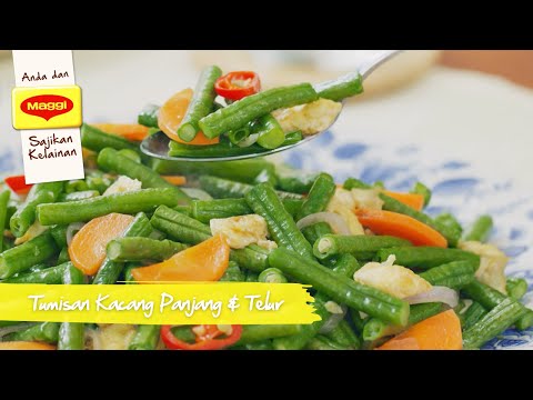 Stir-Fried Long Beans and Eggs