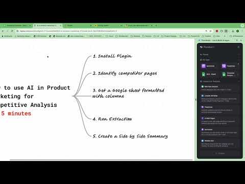 How to use AI for Competitor Analysis in Product Marketing (in 5 mins)