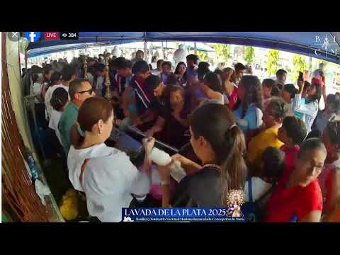 Lavada de la plata 2025: Rosario, Misa y bajada de la patrona de Nicaragua desde El Viejo Chinandega