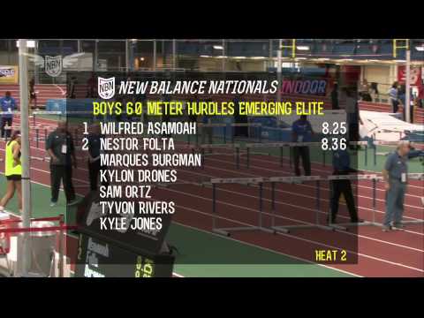 Boys 60m Hurdles EE Heat 2 - New Balance Nationals Indoor 2013