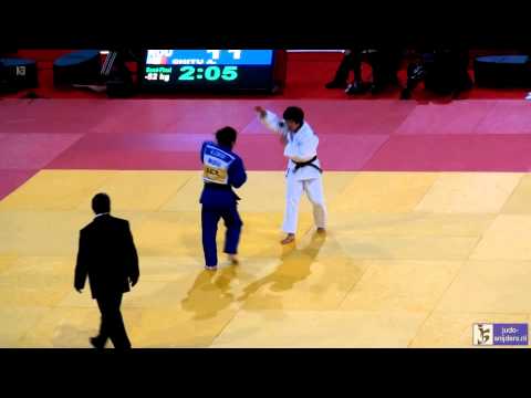 Judo 2013 Grand Slam Paris: Hashimoto (JPN) - Chitu (ROU) [-52kg] semi-final HD