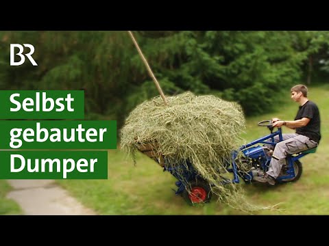 Oldtimer Challenge: Wer kann den Traktor lenken? DDR Oldtimer Marke Eigenbau | Unser Land | BR