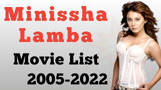 Minissha Lamba All Movie List 2005-2022 || Ashu Da Adda