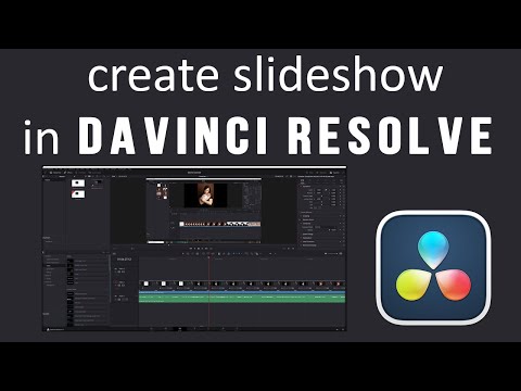 How to create a slideshow in Davinci Resolve for free -  tutorial