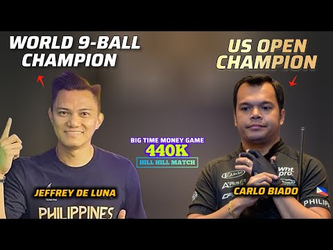 Carlo Biado 🆚 Jeffrey De Luna || 10ball parehas race to 21 big time match highlights