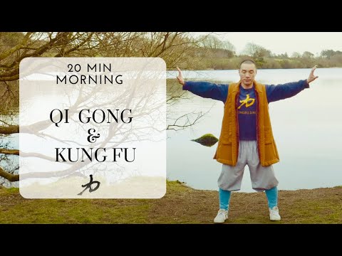 2023 | 20 Min - Morning Qi Gong & Kung Fu Workout Routine | Open up and Let Go 🍀