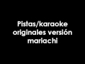 Compréndala Vicente Fernández-Pista original versión mariachi