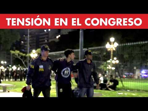 CONGRESS: THIS IS HOW THE PROTESTERS ARRESTED FOR DEMONSTRATING AGAINST THE LABOR REFORM