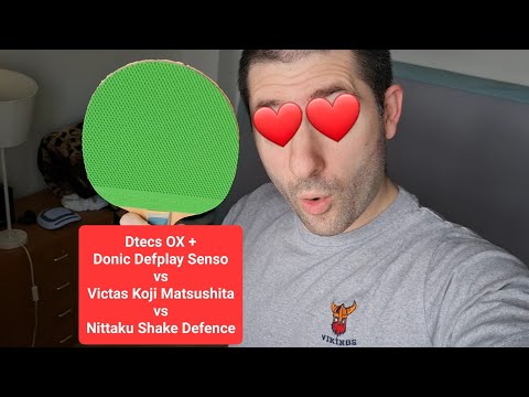 Chopping Practise with Donic Defplay Senso + Tibhar Grass Dtecs OX and Mark V HPS. Review