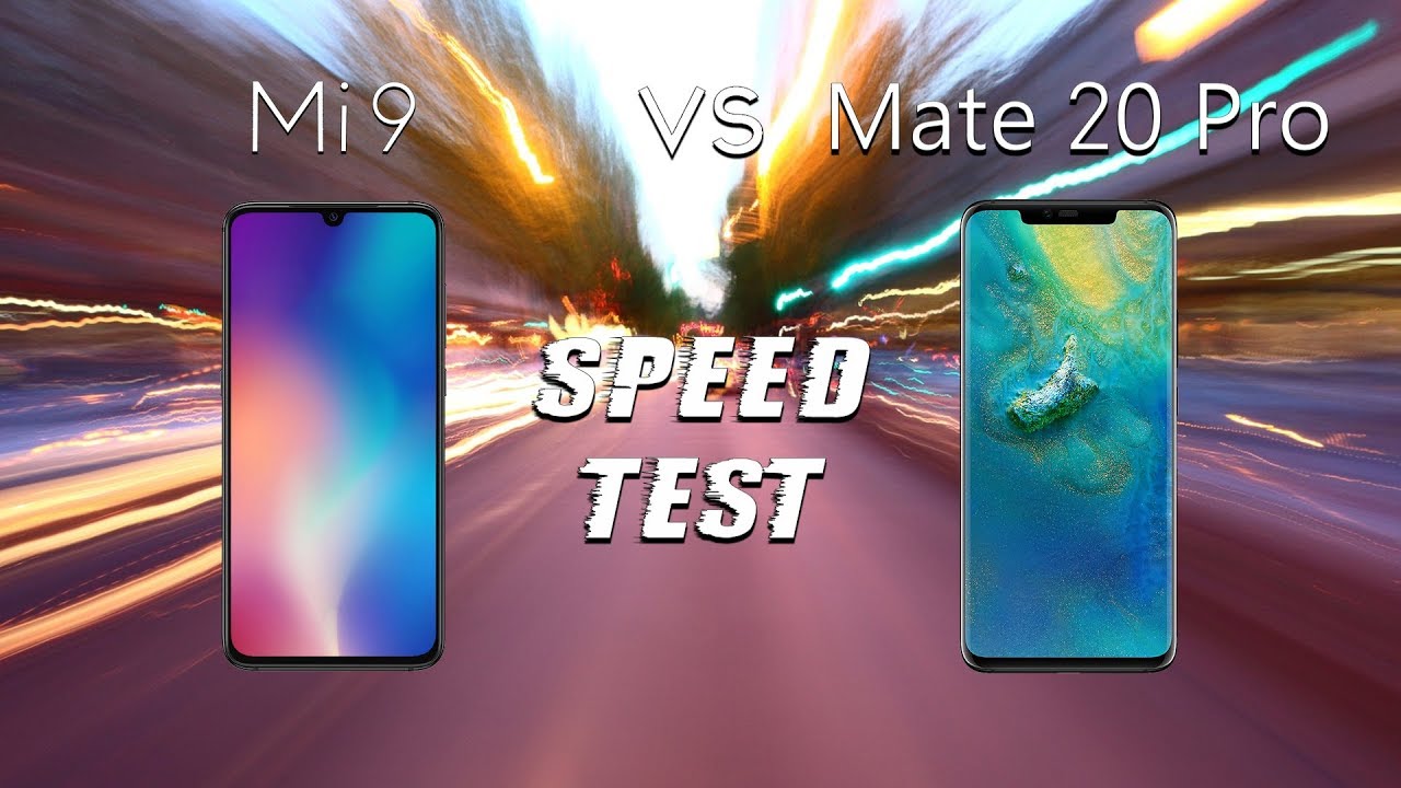 Xiaomi Mi 9 vs Huawei Mate 20 Pro: SPEED TEST