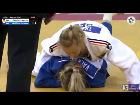Judo 2014 Grand Prix Budapest: Trajdos (GER) - Valkova (RUS) [-63kg] QF
