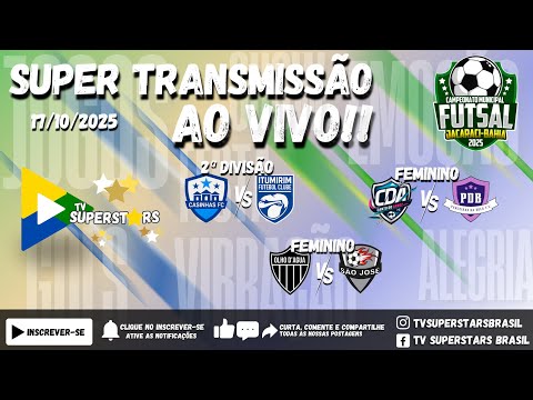 17/10 - CAMPEONATOS DE FUTSAL DE JACARACI 2025 - FOGO EM QUADRA NOS MOMENTOS DECISIVOS!!