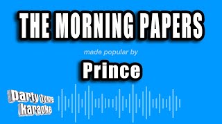 Download lagu Prince - The Morning Papers (Karaoke Version) mp3