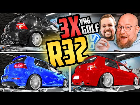 Einer ÜBERRASCHT & einer ENTTÄUSCHT! - VW Golf 4 & 5 R32 - VERGLEICH auf dem PRÜFSTAND!