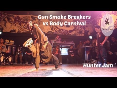 Gun Smoke Breakers vs  Body Carnival. Top 4. Hunter 狩人 Jam 2019