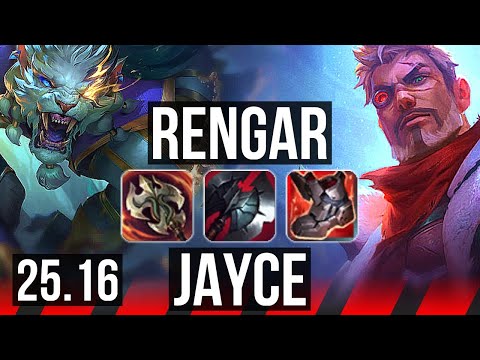 RENGAR vs JAYCE (TOP) | KR Grandmaster | 25.16