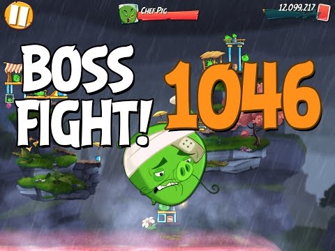 Angry Birds 2 Boss Fight 148! Chef Pig Level 1046 Walkthrough - iOS, Android