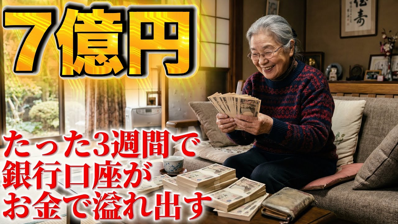 【緊急】わずか3週間で、7億円を手に入れた真実の記録を初公開します。※見逃し厳禁⚠️