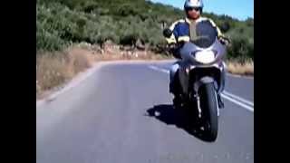 preview picture of video 'moto riding in Peloponissos HONDA TRANSALP 650'