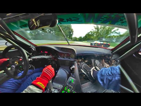 Incredible Onboard the Ferrari 550 GT1 Prodrive at Imola feat. Footwork Cam & EPIC V12 Sounds!!